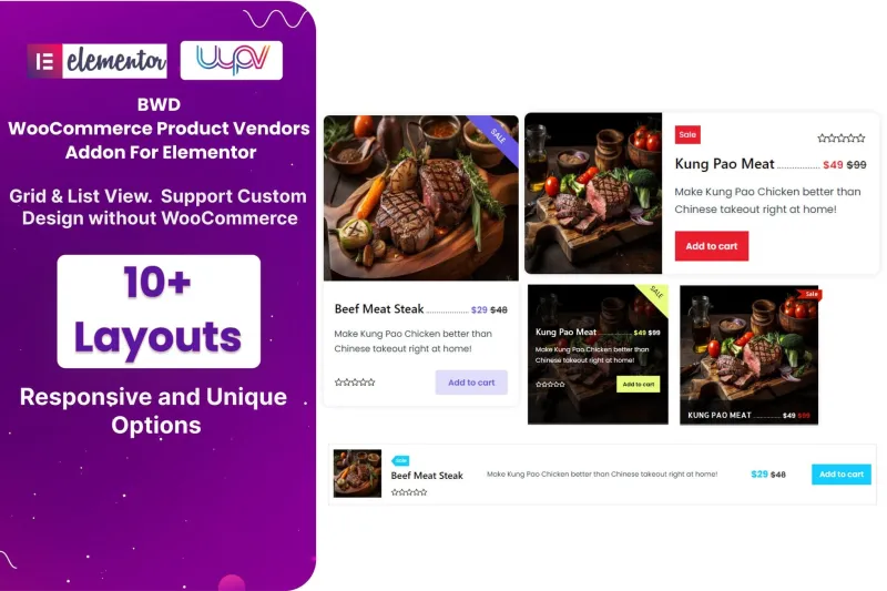 WooCommerce Product Vendors Elementor Addon By BestWpDeveloper