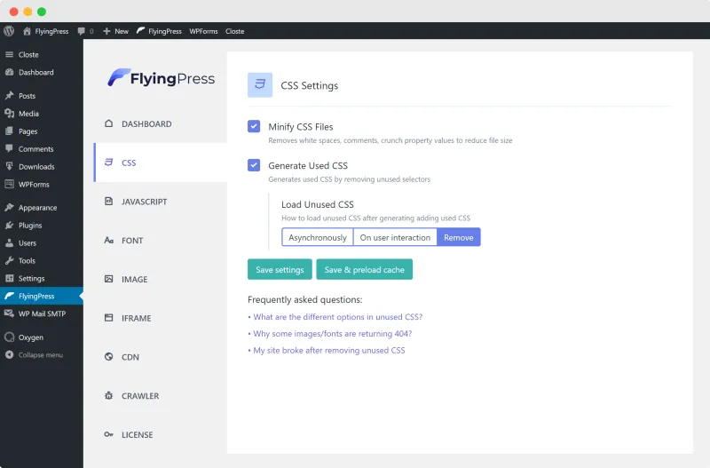 FlyingPress - Llevando WordPress a nuevas alturas