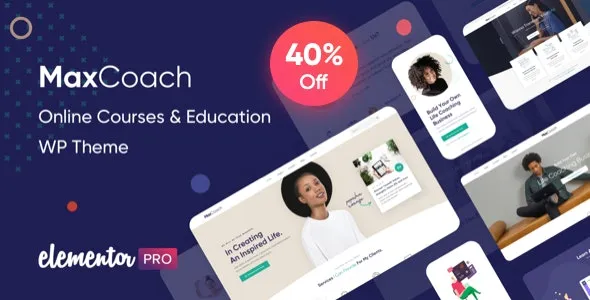 MaxCoach - Online Courses & Education WP Theme
