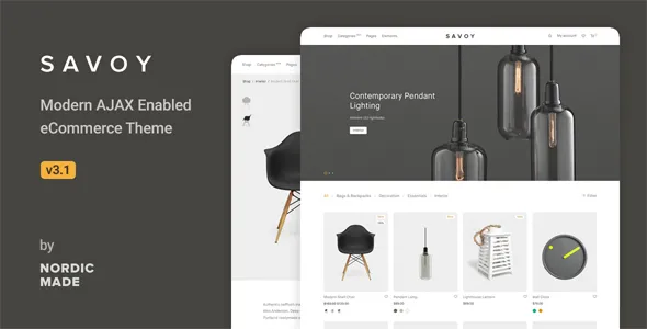 Savoy - Best Minimalist AJAX WooCommerce